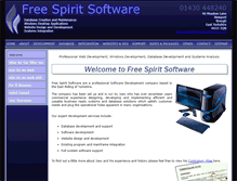 Tablet Screenshot of freespiritsoftware.co.uk